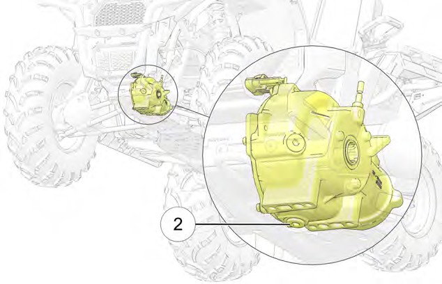 A diagram of a yellow vehicle Description automatically generated