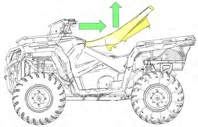 A drawing of a four wheeler Description automatically generated