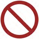 A red circle with a cross Description automatically generated