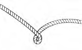 A rope with a knot Description automatically generated