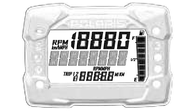 A white electronic device with black and white text Description automatically generated