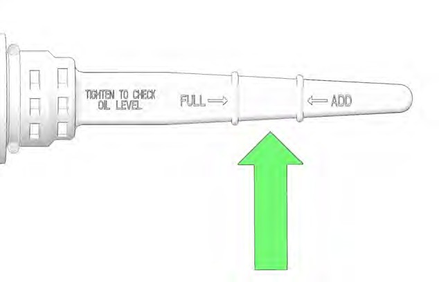 A white pipette with a green arrow Description automatically generated