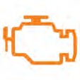 An orange symbol on a white background Description automatically generated