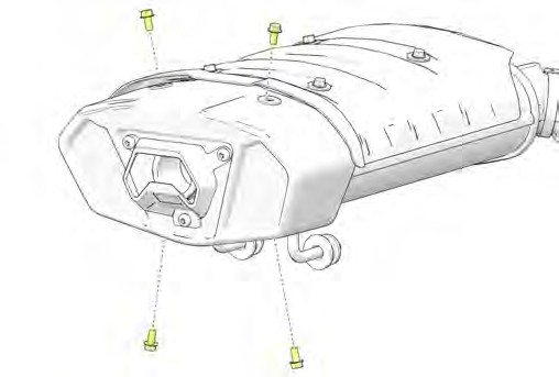A drawing of a muffler
Description automatically generated