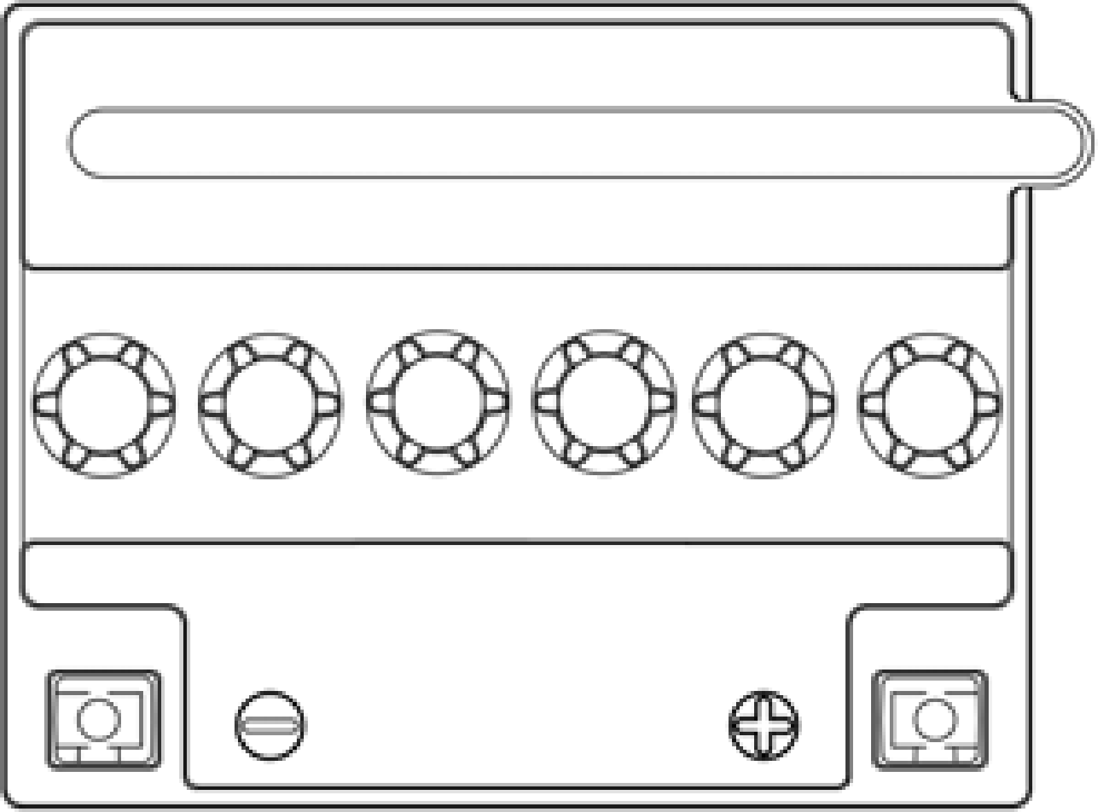 A white object with circular objects

Description automatically generated with medium confidence